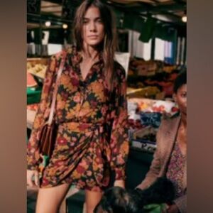 Sezane Capri Dress Garden - Size 42